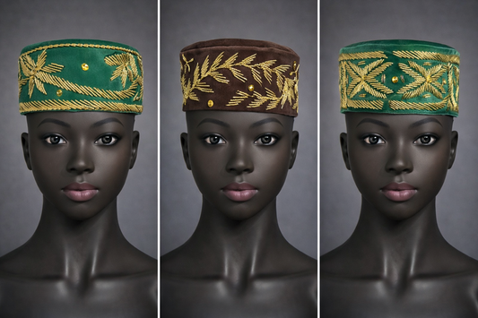 Bonnet pour homme perlé